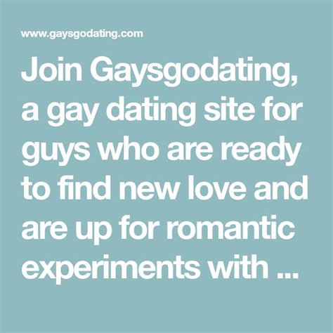 Gaysgodating – gay dating & joyful pastimes